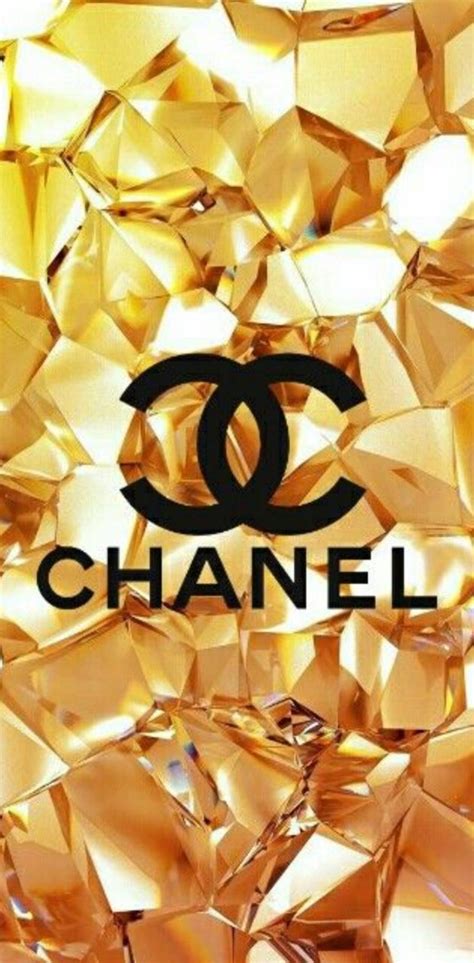 gold chanel wallpaper